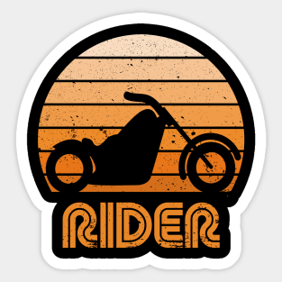 Retro Rider Sticker